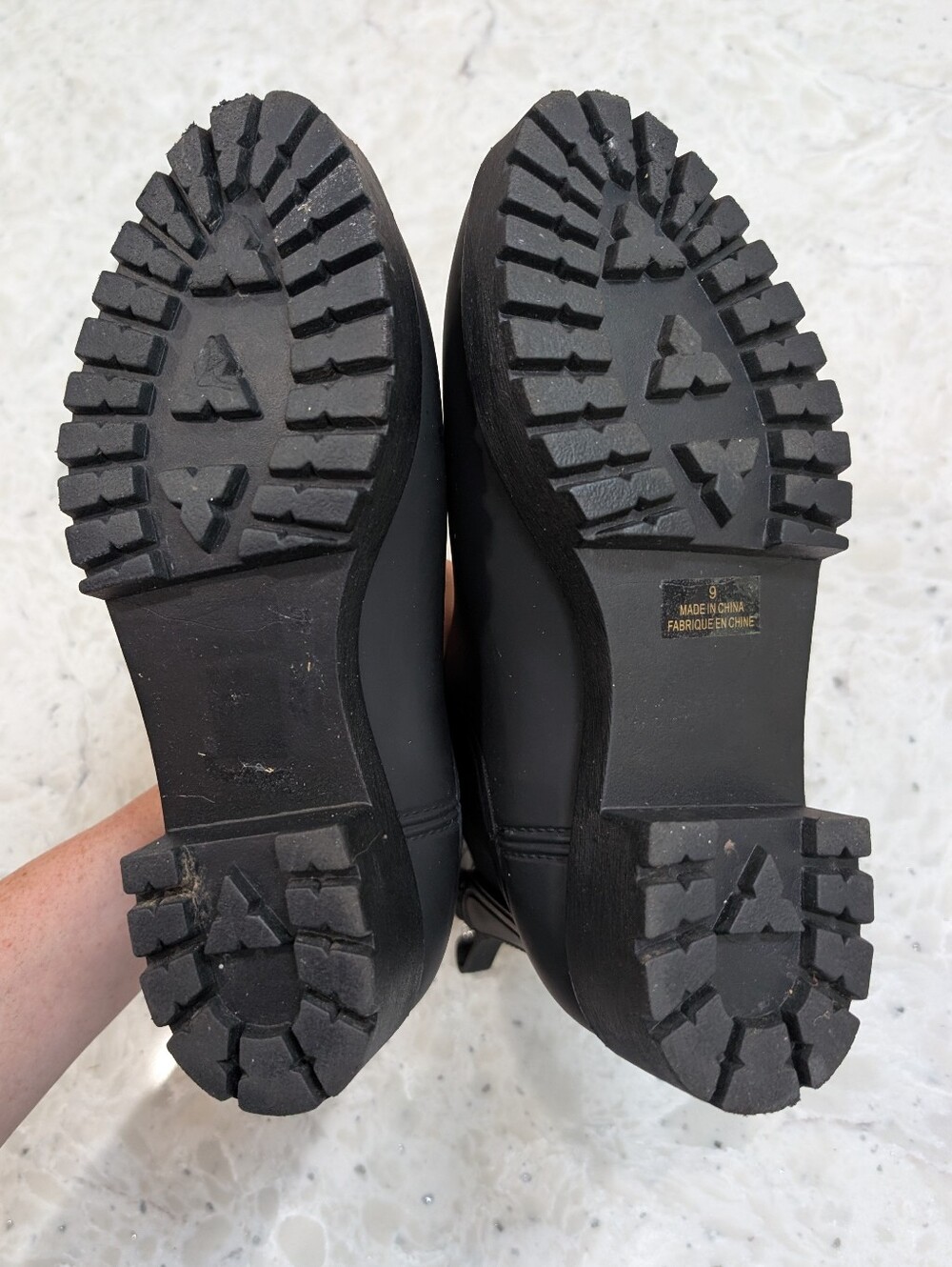 Jeffrey Campbell Raindrop Chelsea Boot Chunky Matte Black 9 - Picture 5 of 6